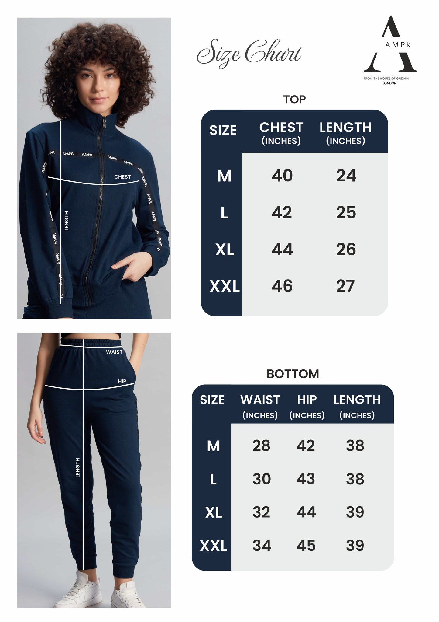 MIDNIGHT BLUE ZIP-UP JACKET SMART WEAR