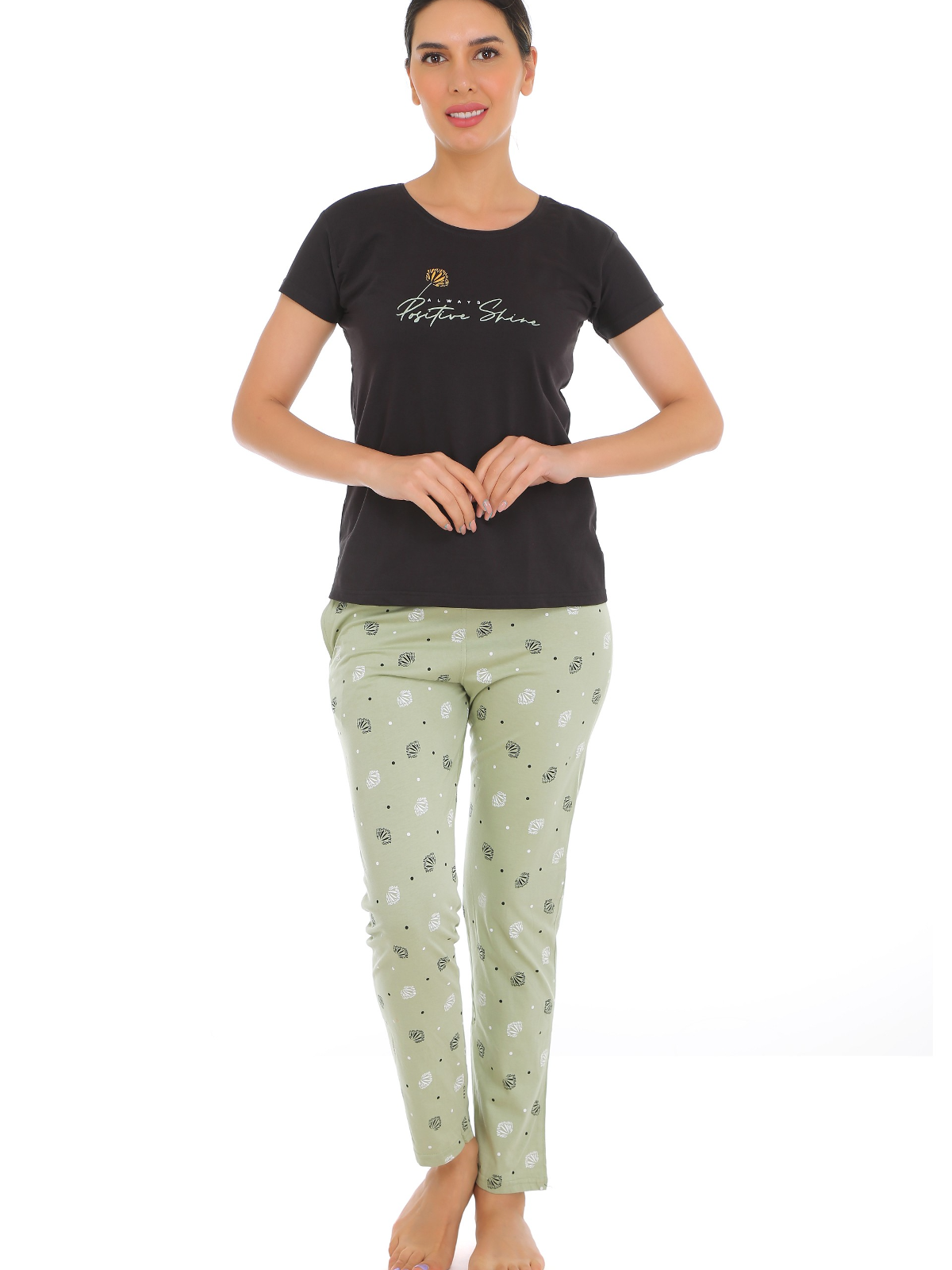 Hosiery T-Shirt Pyjama Set
