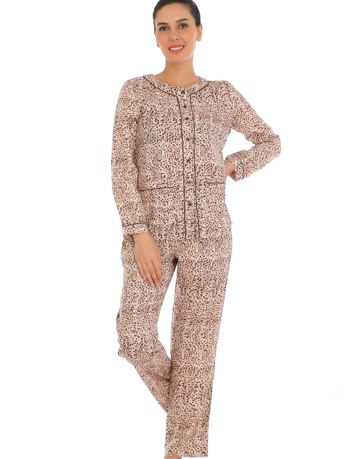 Crepe T-Shirt Pyjama Set