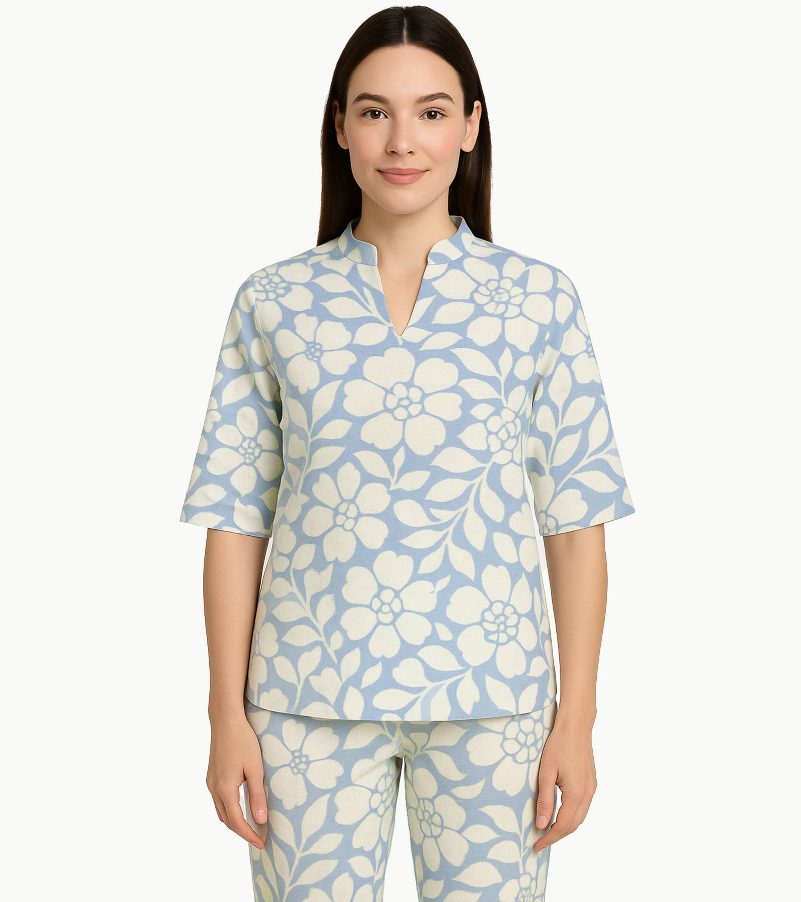 ELEGANT FLORAL PAJAMA SET