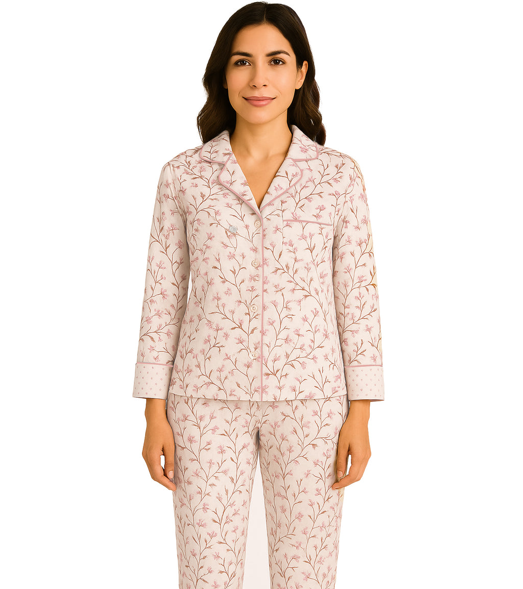COZY FLORAL PAJAMA SET