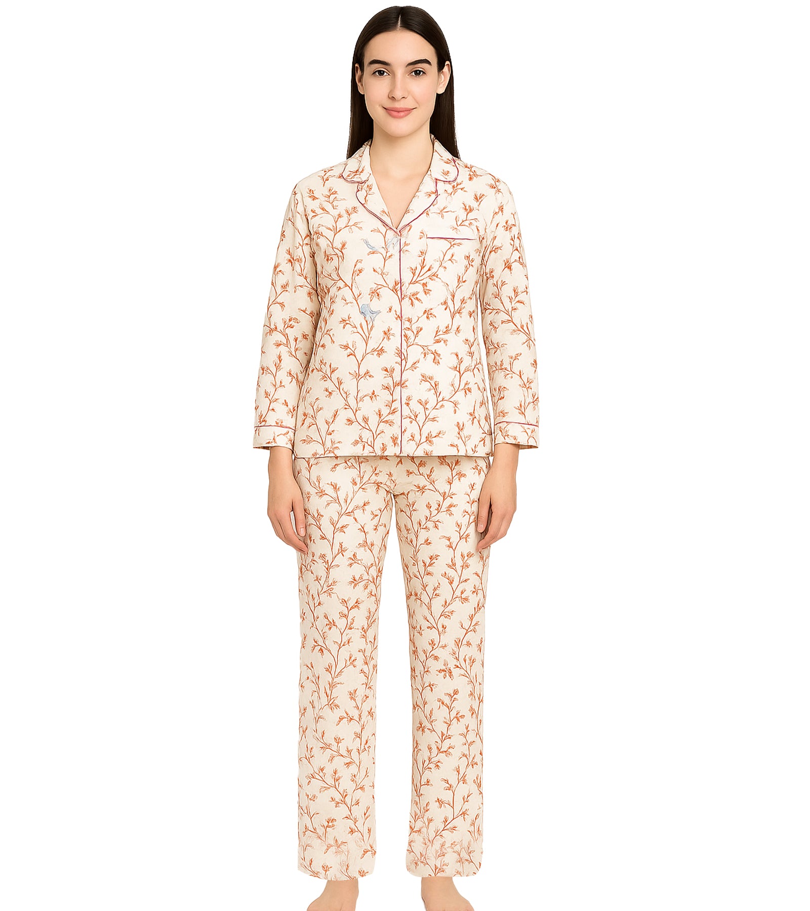 COZY FLORAL PAJAMA SET
