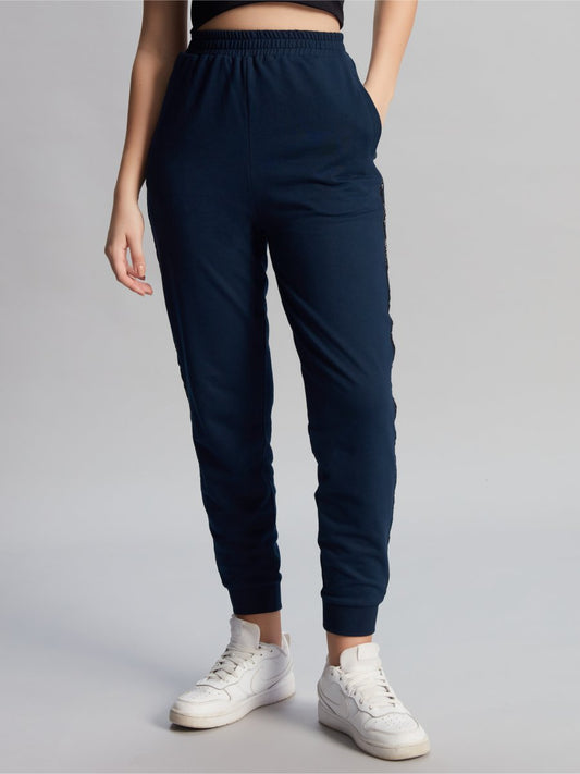 AMPK MIDNIGHT BLUE JOGGER , RELAXED FIT JOGGER FOR WOMEN , TRACK PANT CASUAL SWEATPANT