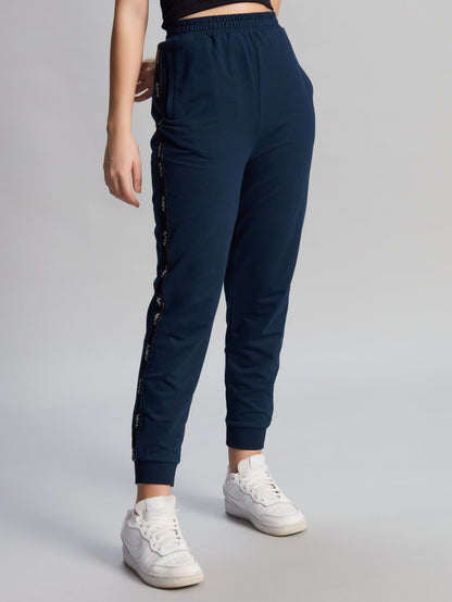 AMPK MIDNIGHT BLUE JOGGER , RELAXED FIT JOGGER FOR WOMEN , TRACK PANT CASUAL SWEATPANT