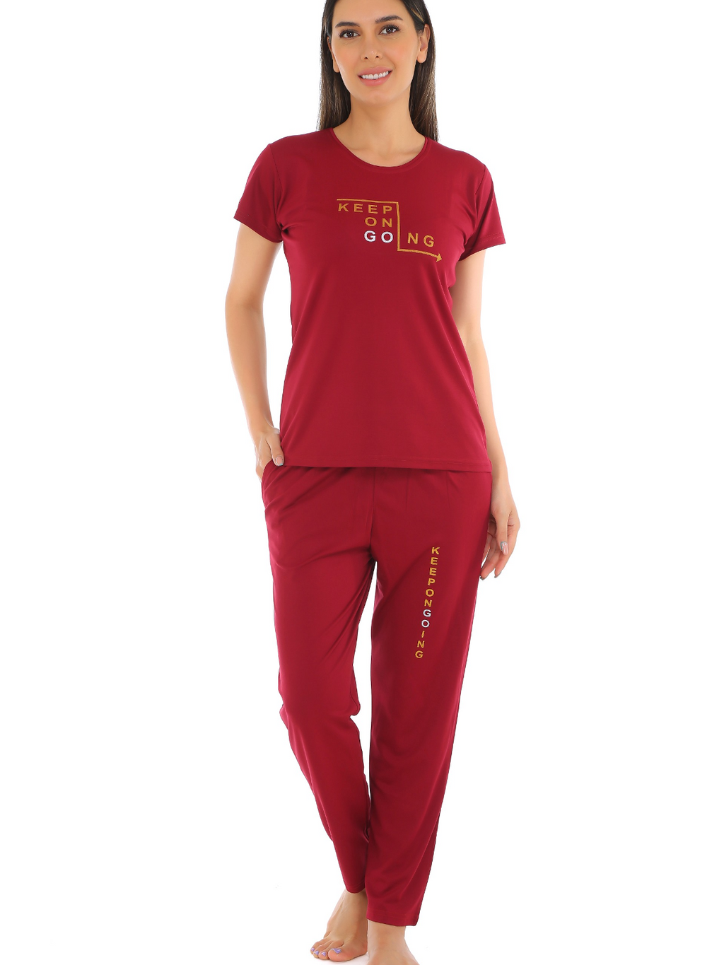 Tencel T-Shirt Pyjama Set