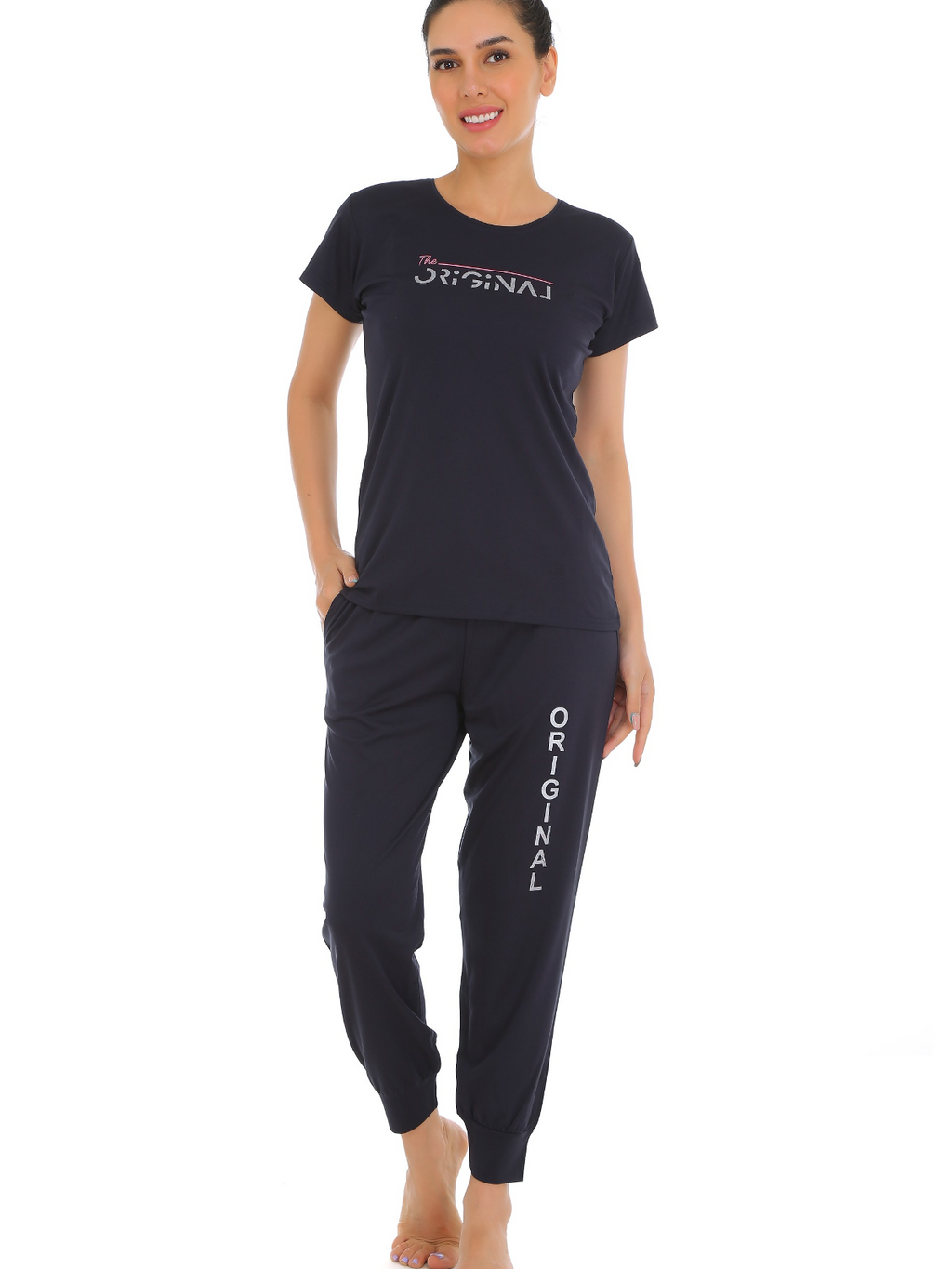 Tencel T-Shirt Pyjama Set