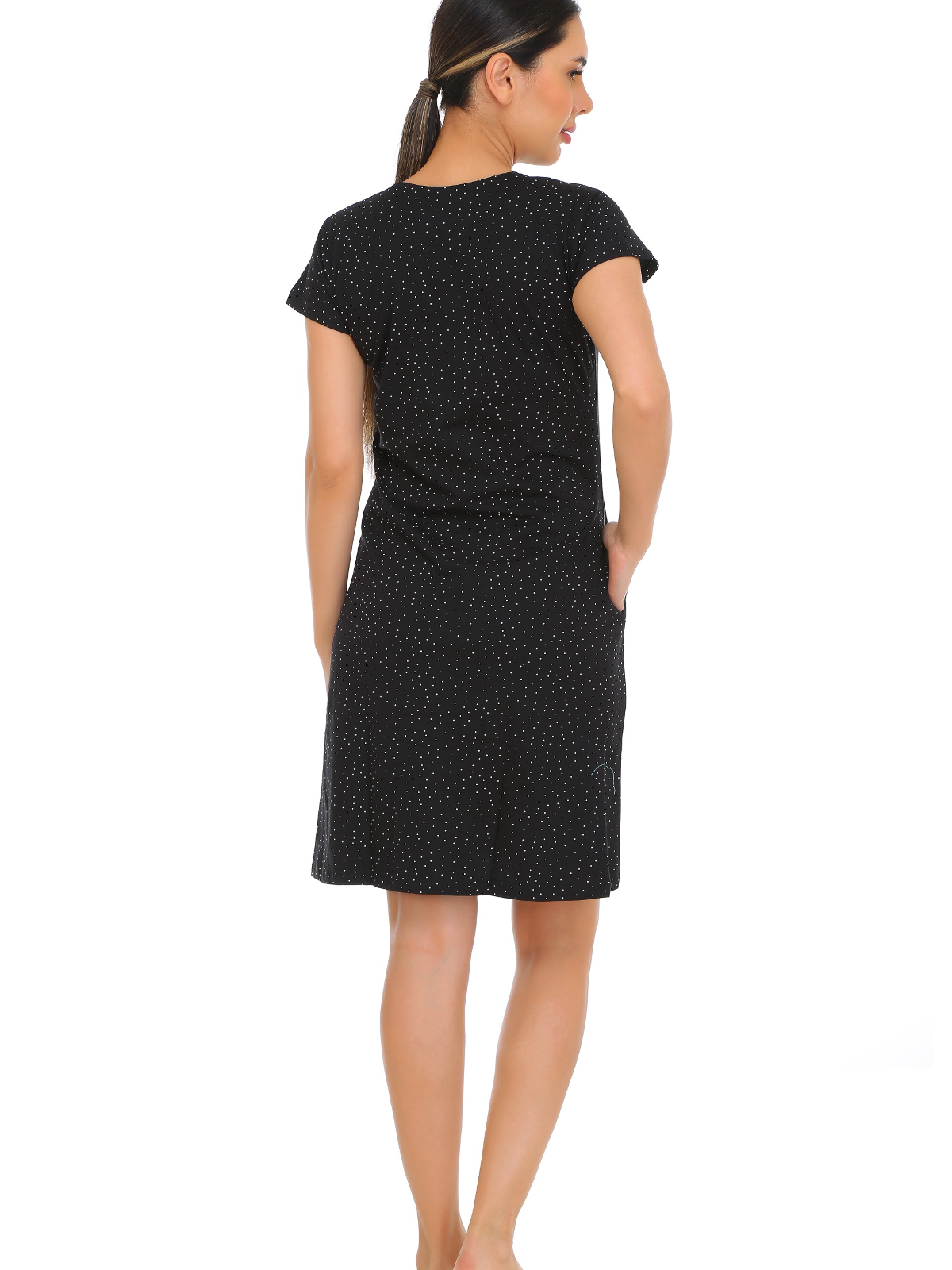 Casual Cotton Mini Nightdress