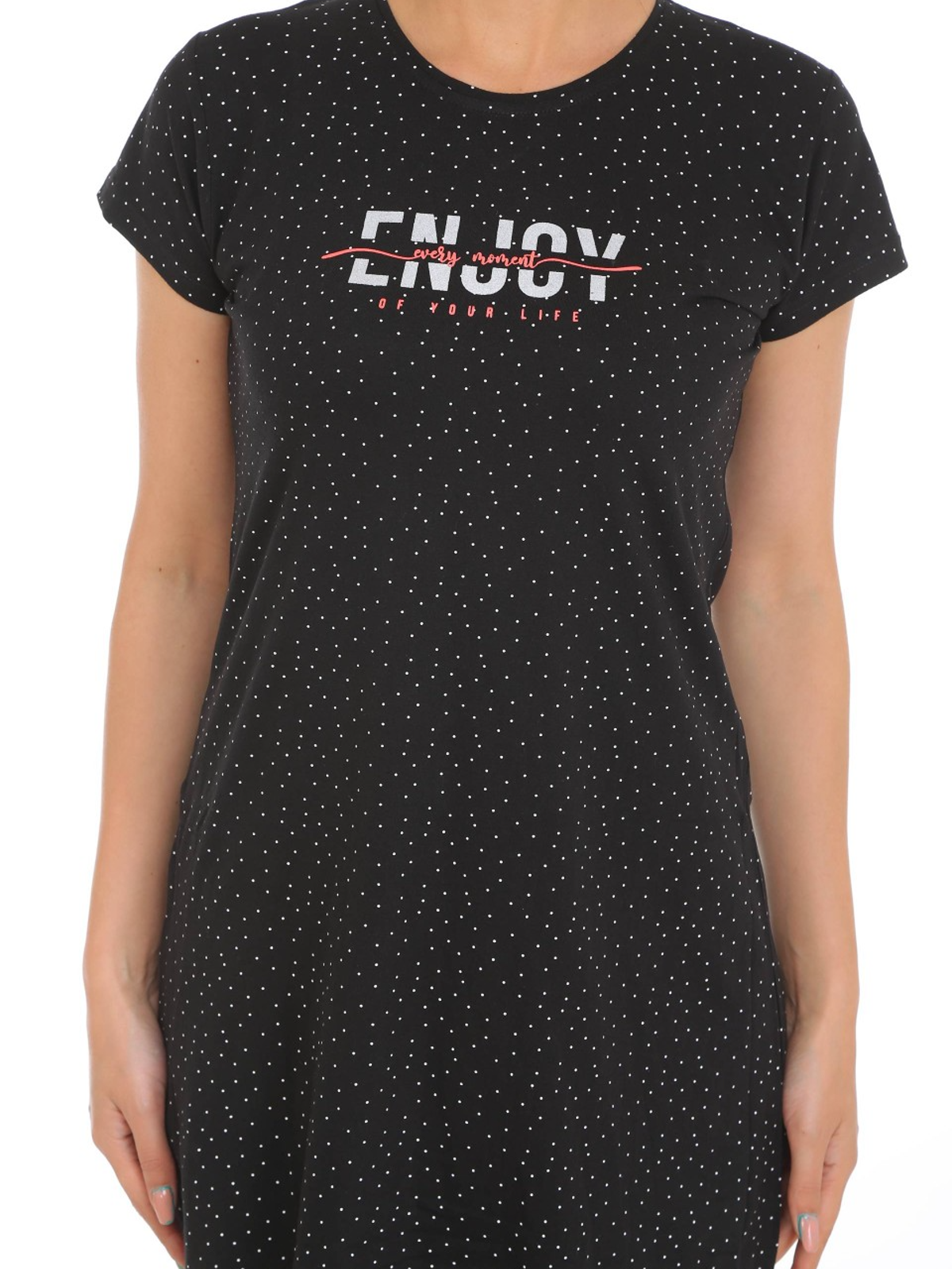 Casual Cotton Mini Nightdress