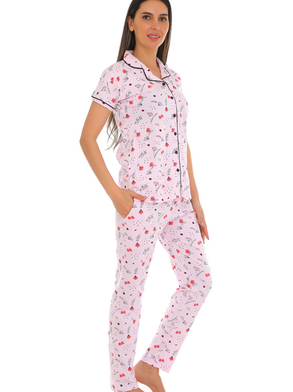 Timeless Button-Up Nightwear