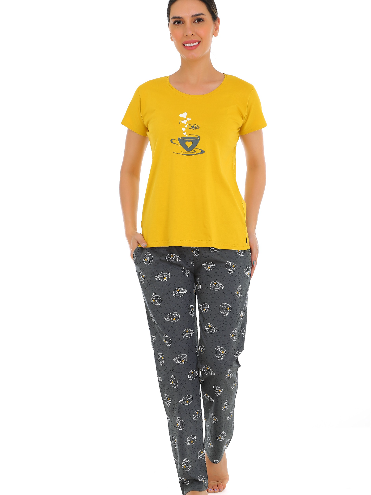 Hosiery T-Shirt Pyjama Set